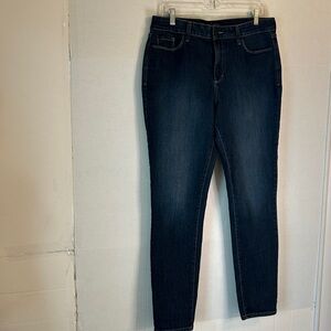 NYDJ High Rise Stretch Lift Tuck Technology Ami Skinny Denim Leggings. Size 14